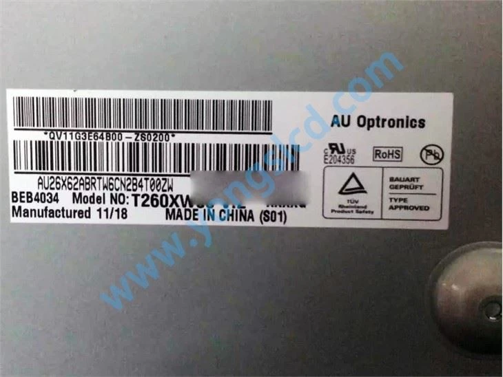 T260XW06 V2 lcd screen