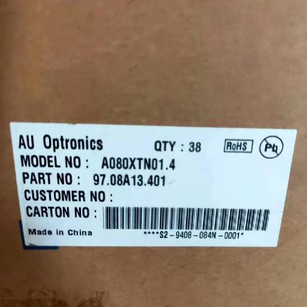A080XTN01.4 8.0 Inch 1024*768 Lcd Panel Original For Industrial